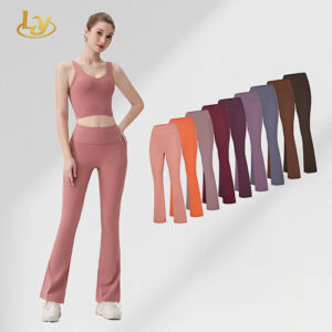 Women's High Waist Flared Yoga Pants 3