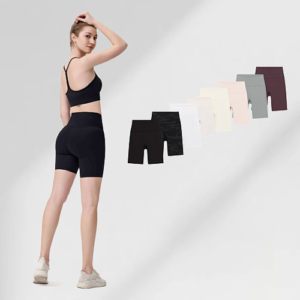 Women's High Waist Butt Lift Yoga Biker Shorts 1