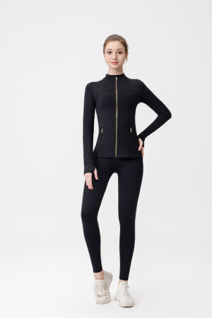 Full Zip Athletic Jacket (gold) 2