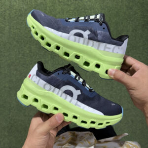 On Cloudmonster black grass yellow 61.98244