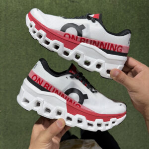On Cloudmonster 2 white and red 3WE10113193