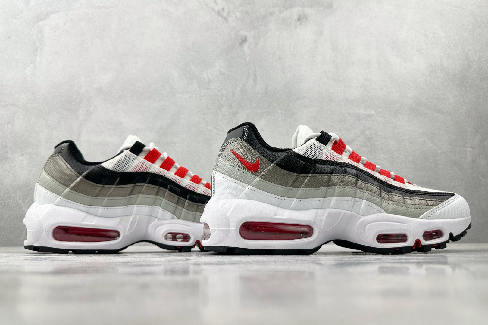 Nike Air Max 95 white, black and red DH9792-100 - Image 6