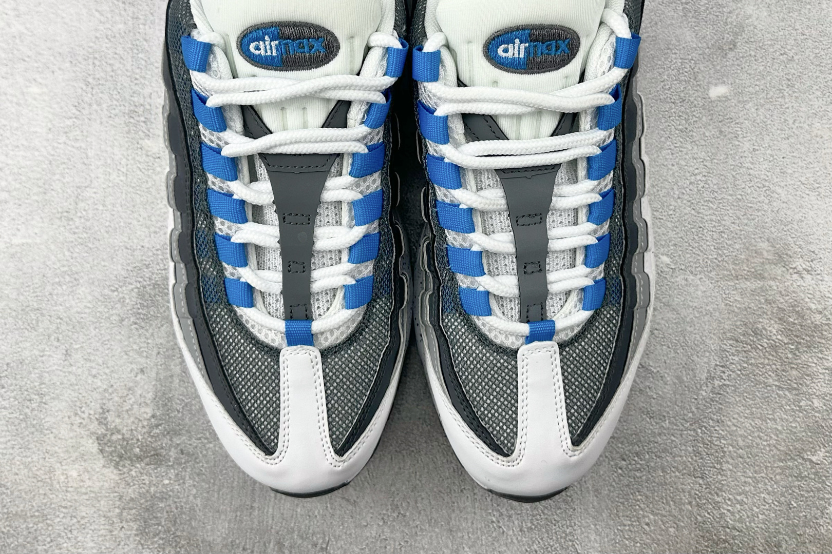 Nike Air Max 95 white and blue 749766-102 - Image 9
