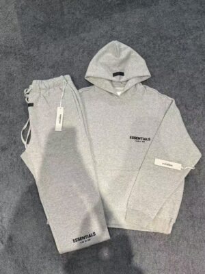 FOG Essentials Matching Tracksuit - Oatmeal Grey, L