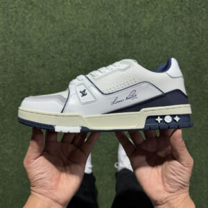 Louis Vuitton LV Trainer 1ABFA8 White Navy