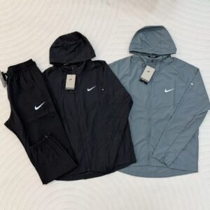 Nike Men's hooded quick-drying mesh lining running outfit