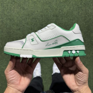 Louis Vuitton LV Trainer 1ABFA9 White Green